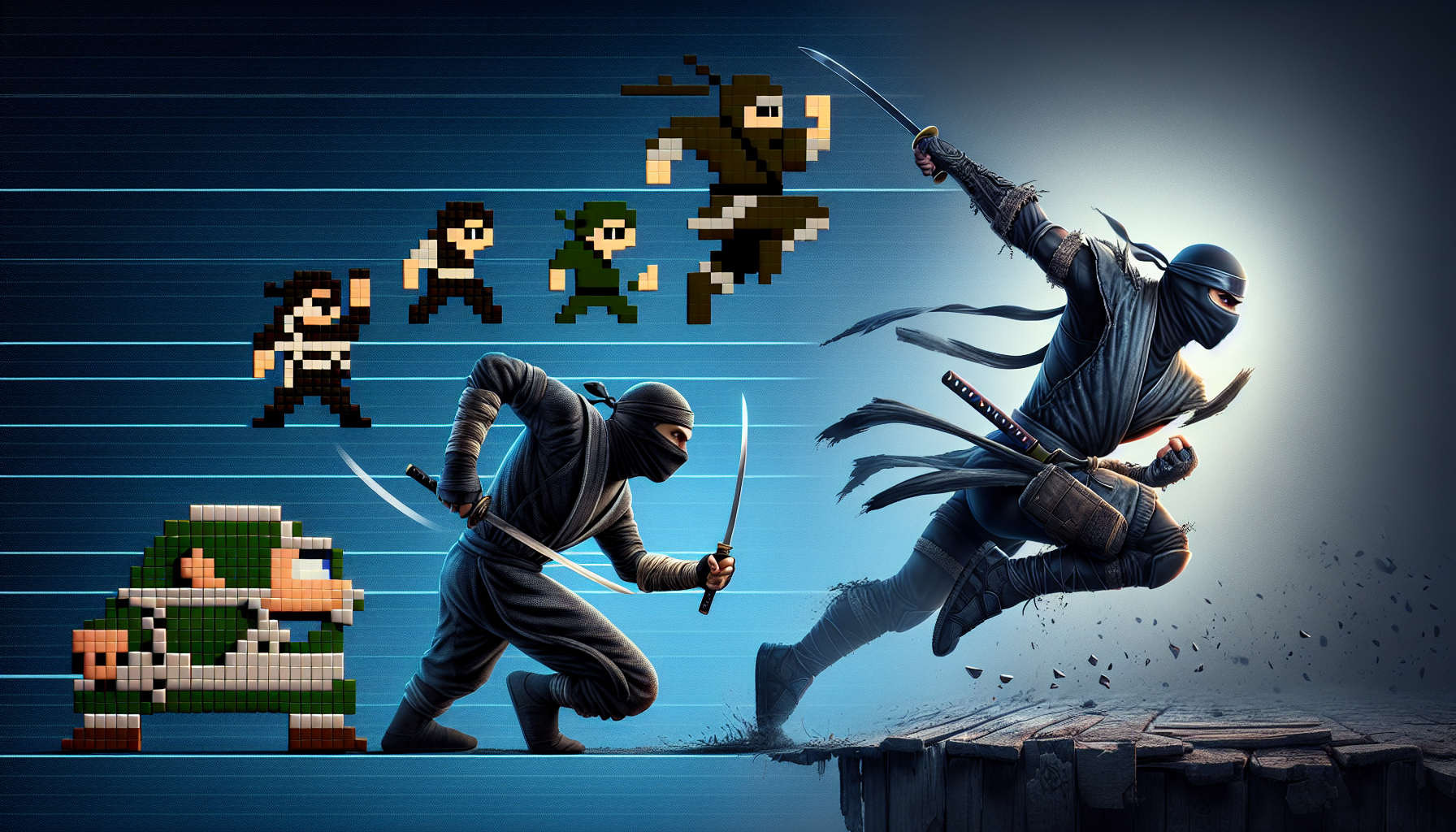 Ninjapelit - Ninja-pelien evoluutio: Kuinka ne muokkaavat pelimaailmaa