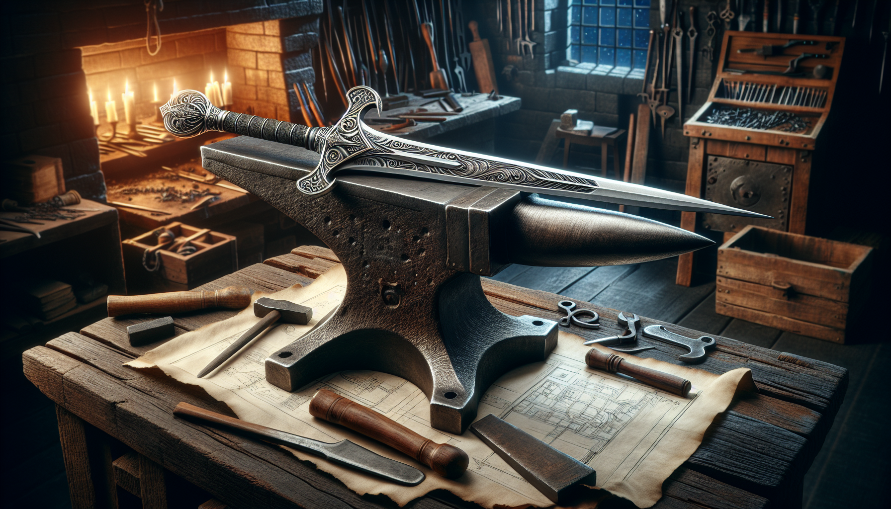 Miekkaesitys - Sukella fantasia miekkaseppäsimulaattori Bladesongin syvyyksiin Steamissa