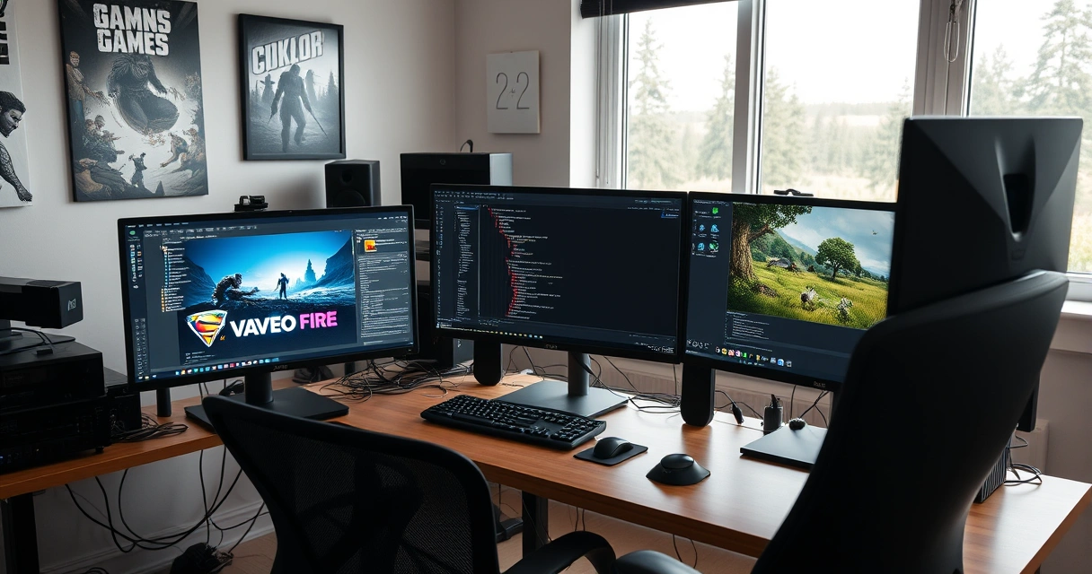 Suomalainen indie-pelistudio työskentelemässä