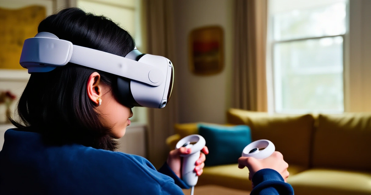 Meta Quest 3 VR-pelaaminen kotona 2026