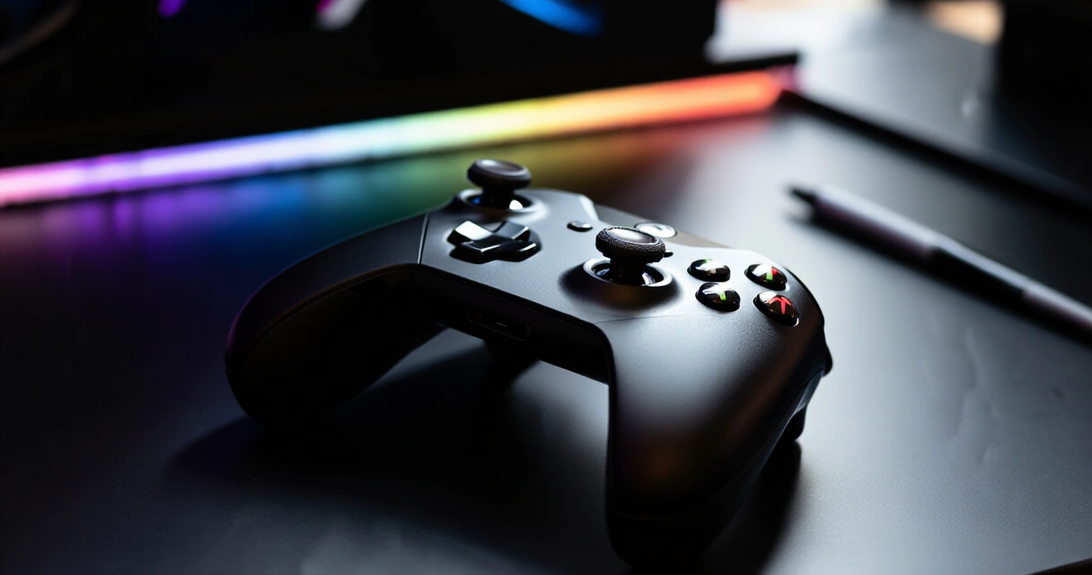 Xbox Elite Series 2 -peliohjain mustana versiona pelikoneistolla