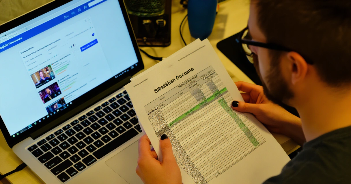 Suomalainen sisällöntuottaja tarkastelee striimaustulojen analytiikkaa kannettavalla tietokoneella