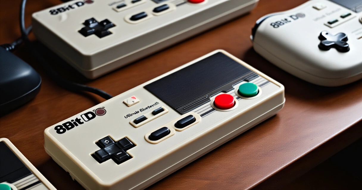 8BitDo-ohjainmalleja retropelaamiseen – SN30 Pro ja Ultimate Bluetooth rinnakkain